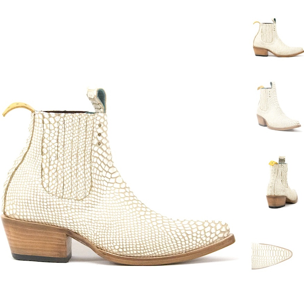 PSKAUFMAN MALE BOOTS - White (Serpentine collection)